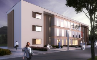 Powstaje nowy budynek Starostwa Powiatowego w Myślenicach