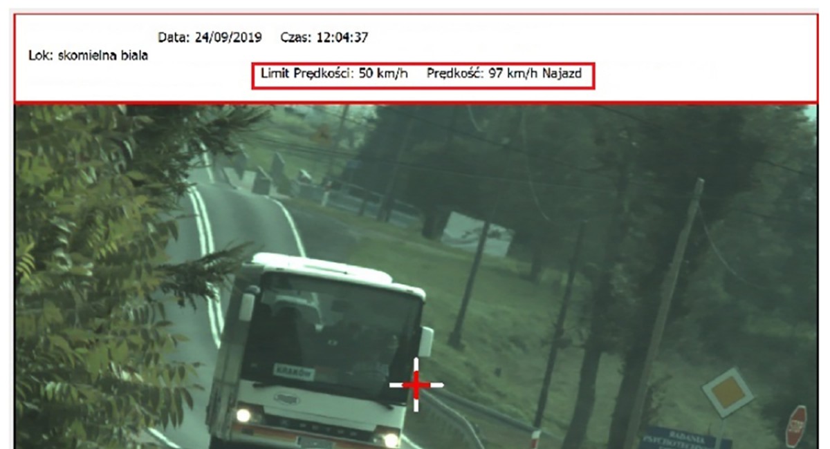 Skomielna Biała: Autobusem w terenie zabudowanym prawie setką