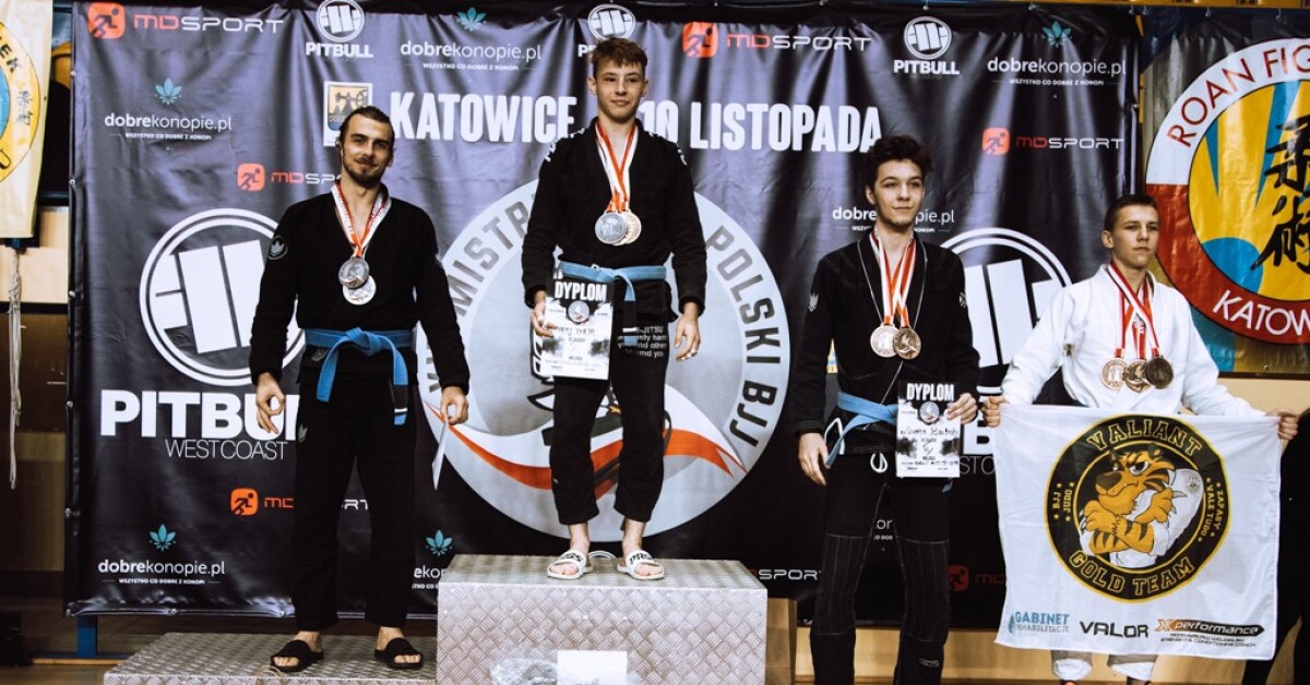Mieszkaniec Myślenic zdobywa 3 medale na Mistrzostwach Polski w Brazylijskim Jiu Jitsu