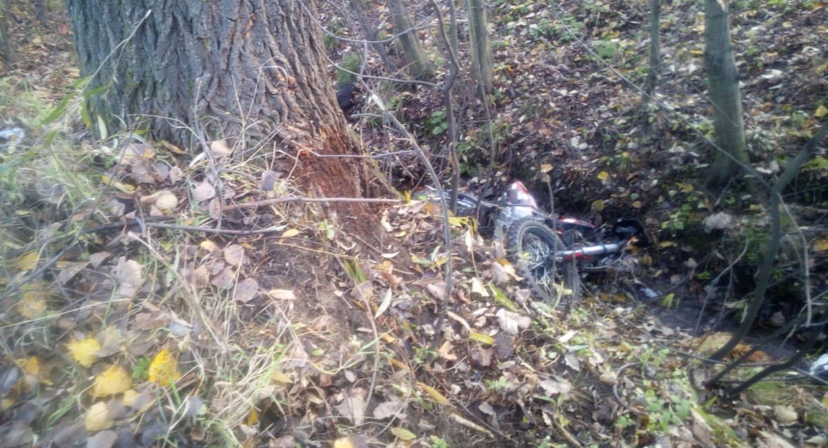Motocyklista uderzył w drzewo. Zginął na miejscu