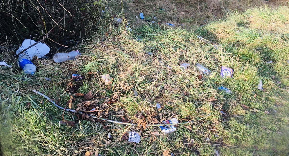 Trawnik pełen śmieci. „To woła o pomstę do nieba”