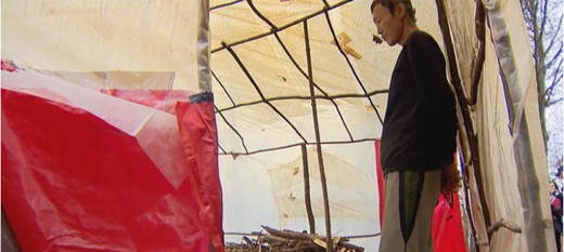 Koreańczyk chce spędzić zimę w szałasie nad jeziorem dobczyckim. Ruszyła zbiórka pomocowa