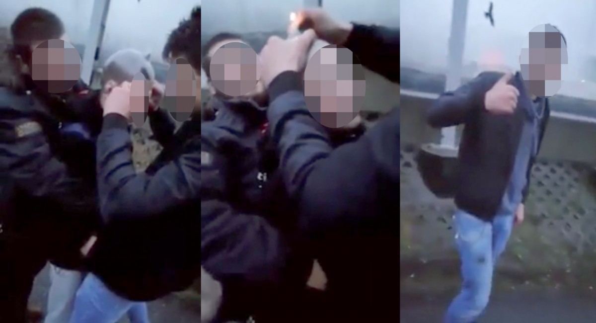 ALARMUJECIE! Ubrali mu na głowę prezerwatywę, wyzywali a film trafił do sieci. Sprawę bada policja