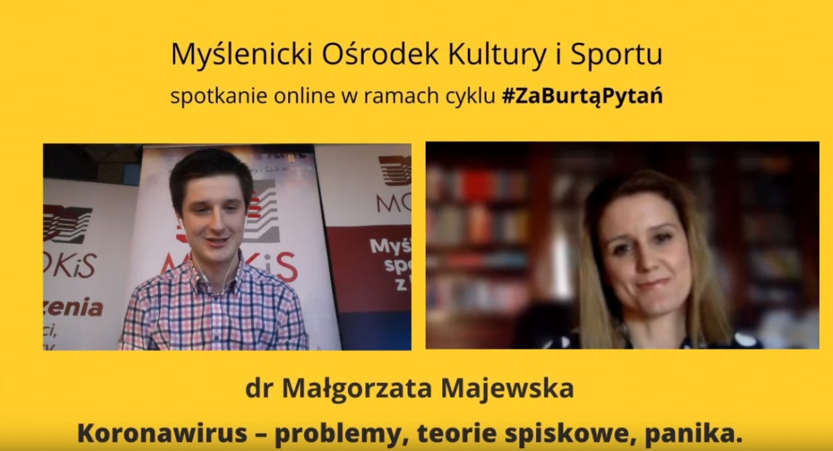 Debata online. "Koronawirus - problemy, teorie spiskowe, panika"