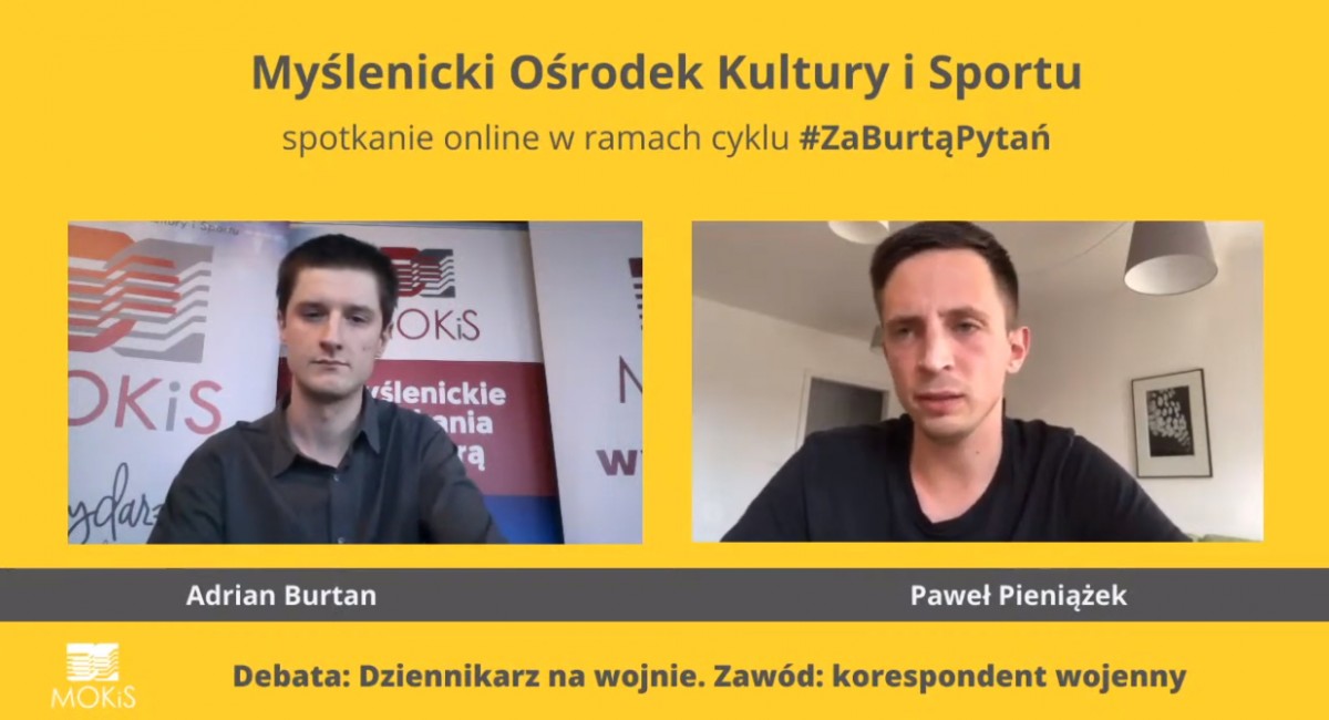 Debata MOKiS o profesji reportera wojennego. „Na wojnę trafiłem przez przypadek”