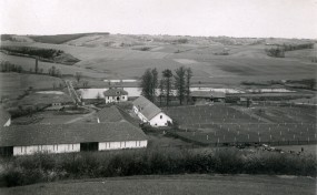 Tak w 1927 roku prezentował się przysiółek Kawęciny w Sieprawiu