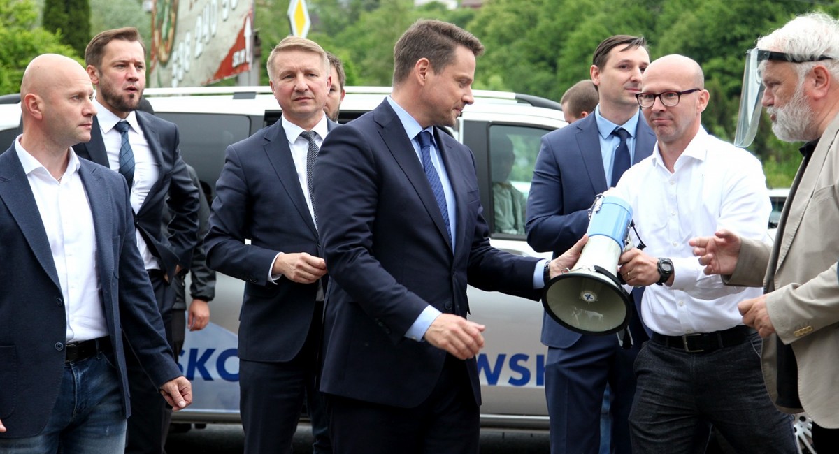 Starosta Józef Tomal: Przyjąłem Rafała Trzaskowskiego na prośbę jego, posła Sowy i byłego senatora Bisztygi
