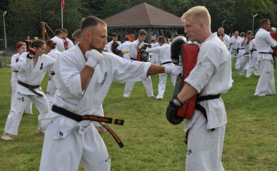 Marcin Sturgulewski na obozie dla najlepszych karateków w kraju