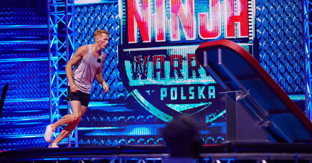 Sebastian Kasprzyk ze Stojowic na torze „Ninja Warrior Polska”