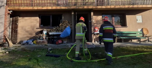 Tragiczny pożar domu w Rudniku. Zginęło dwóch mężczyzn