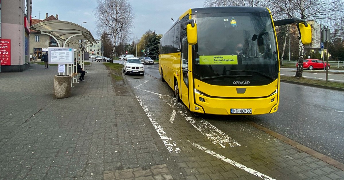 Ruszyła pierwsza linia autobusowa Myślenice-Kraków. Docelowo mają powstać trzy