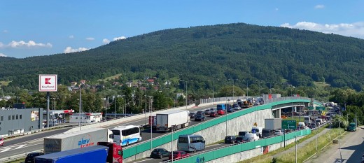 Blokuje się Zakopianka i ulice Myślenic. Utrudnienia w ruchu potrwają do 1 lipca