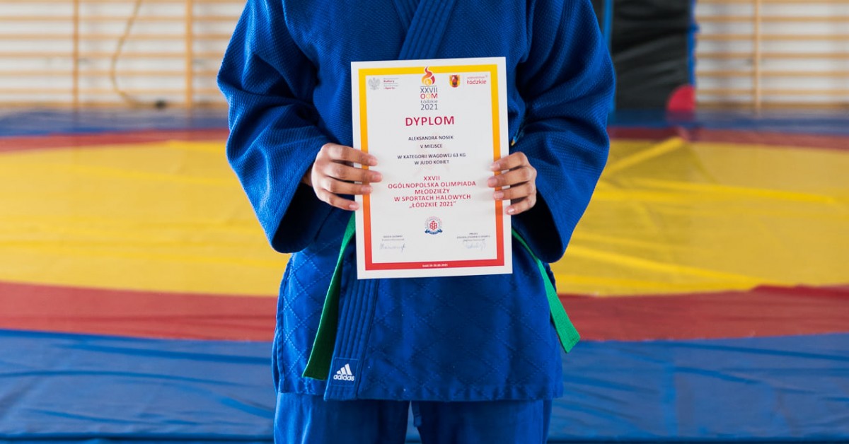 Aleksanda Nosek wywalczyła 5 miejsce w Ogólnopolskiej Olimpiadzie Młodzieży w Judo