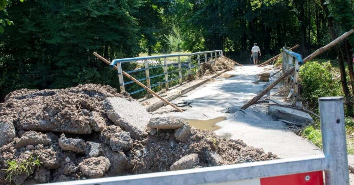 W Krzyszkowicach po powodzi przydałby się nowy most. Tymczasowy może postawić wojsko, ale czy do tego dojdzie? Nie wiadomo