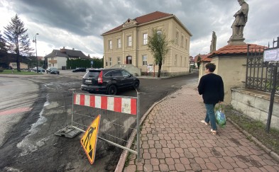 Trwa remont ulicy w centrum Sułkowic
