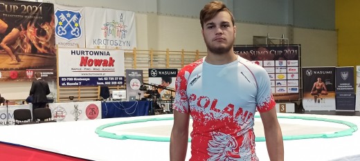 Jan Mastela reprezentował Polskę w Pucharze Europy Seniorów w sumo