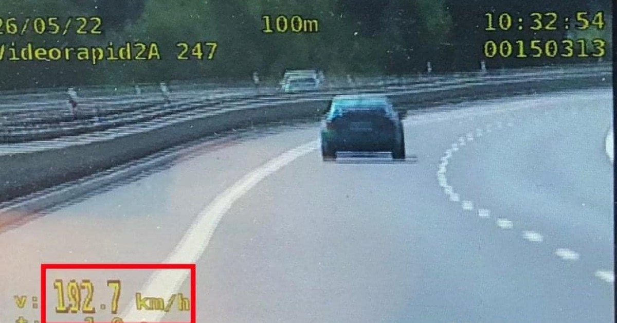 Skomielna Biała. Na Zakopiance wycisnął z BMW 192 km/h. Kosztowało go to 2500 zł