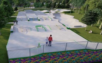 Myślenice. Techramps pokazał wizualizację skateparku. Kolejny termin jego oddania to sierpień 2023