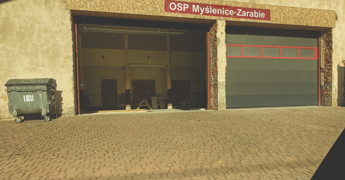 Myślenice. Strażanica OSP Zarabie przechodzi remont