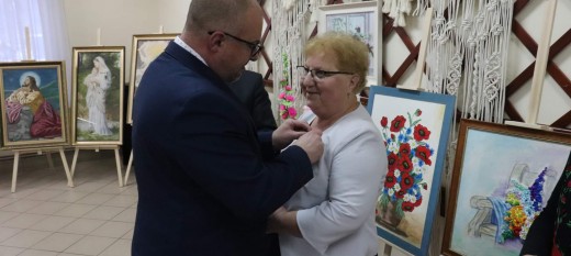 Krzyż Małopolski za twórczość dla Janiny Cegielskiej