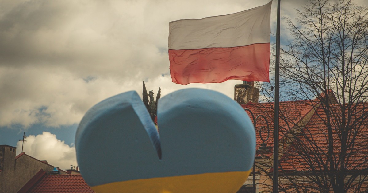 Myślenice. Mieszkańcy okazali solidarność z Ukrainą. „Nie jesteście sami”