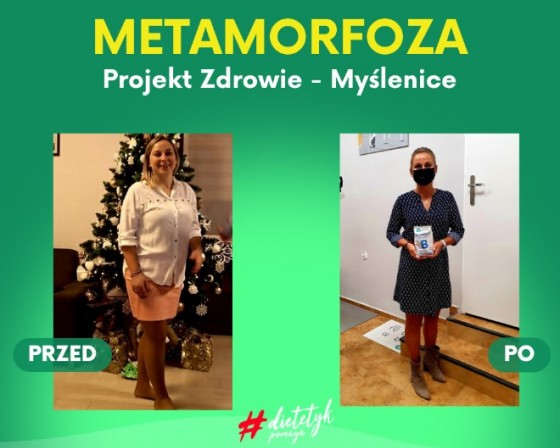 Niesamowita metamorfoza – Pani Ksenia schudła 15 kg w Projekt Zdrowie !