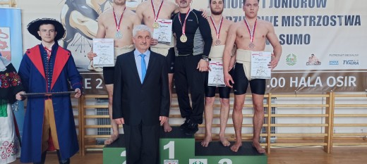 Jan Mastela wraca z brązowym medalem z Mistrzostw Polski Juniorów w Sumo
