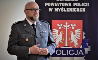 Myślenice. Komendant policji ma nowego zastępcę. Został nim Dominik Jurczak