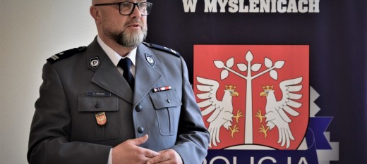 Myślenice. Komendant policji ma nowego zastępcę. Został nim Dominik Jurczak