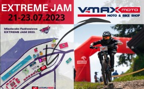 Stanowisko V-Max Moto podczas Extreme Jam 2023 Myślenice - Zarabie