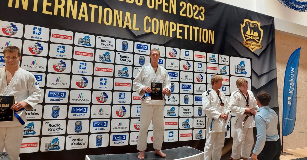 Hubert Strzelec ze złotym medalem na Judo Cracow Open 2023