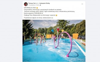 Dobczyce. Burmistrz zapowiada budowę tężni solankowej i wodnego placu zabaw