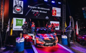 Kacper Wróblewski i Jakub Wróbel zakończyli Rajd Barbórka na drugim miejscu