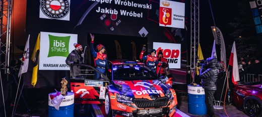 Kacper Wróblewski i Jakub Wróbel zakończyli Rajd Barbórka na drugim miejscu