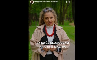 Ewa Wincenciak-Walas: Ja swój głos oddam na ciebie Maciek