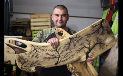 Michał Sukta jak bajkowy Gepetto „potrafi tchnąć życie i duszę w zwykły kawałek drewna”