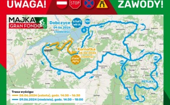 Wyścig Majka Grand Fondo w ten weekend. Będą utrudnienia na drogach w powiecie myślenickim