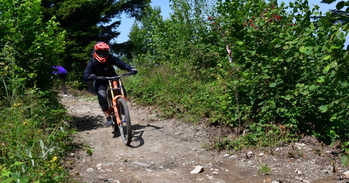 Myślenice. Na Chełmie otwarto nową trasę rowerową. „Monster” ma ponad 1 km długości