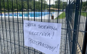 Myślenice. Tydzień od oficjalnego otwarcia basen letni na Zarabiu nieczynny