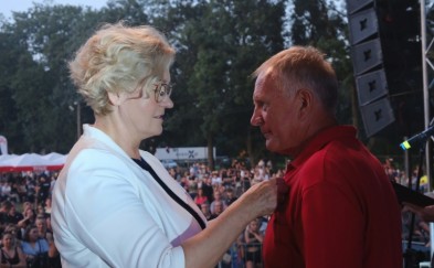 Dobczyce. Kazimierz Gierlach odznaczony Srebrnym Krzyżem Zasługi