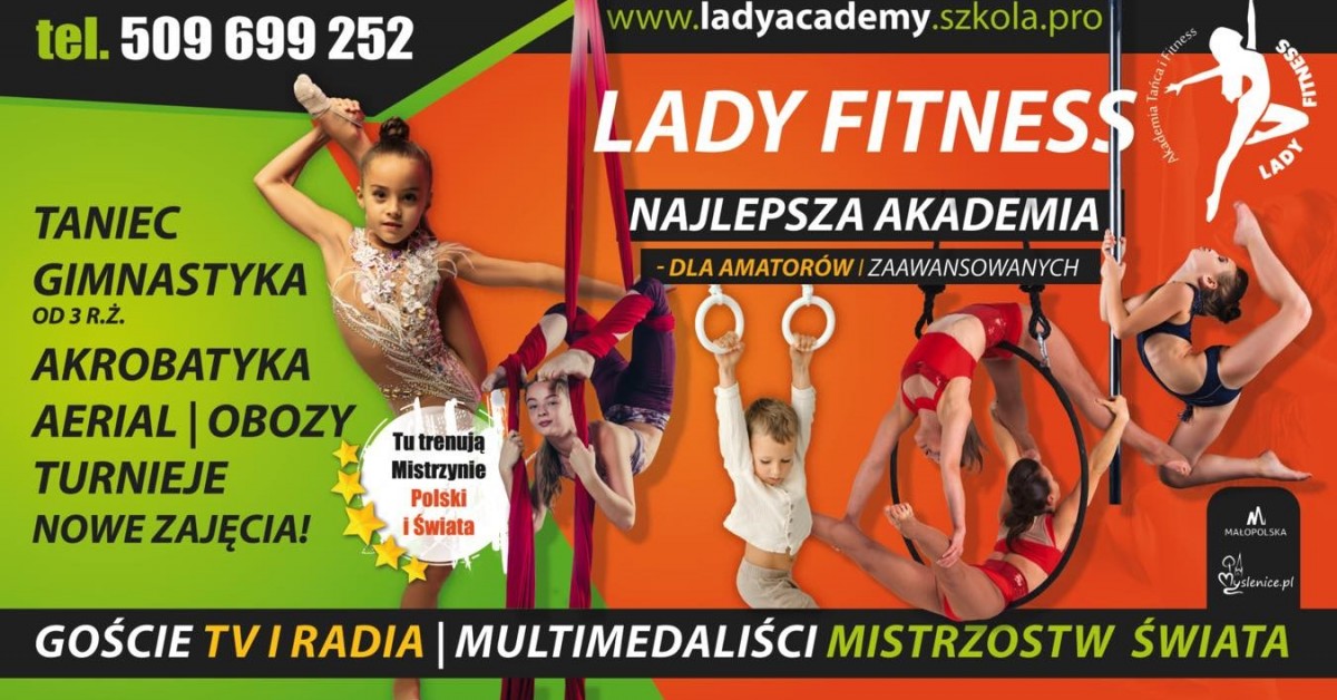 Zdecydowany faworyt wśród innych okrzyknięty Kuźnią Talentów sportowych. W Lady Fitness ruszają zapisy na zajęcia