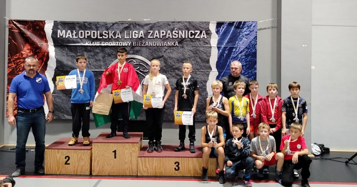 Jakub Tomera na drugim miejscu w trzeciej edycji Małopolskiej Ligi Zapaśniczej