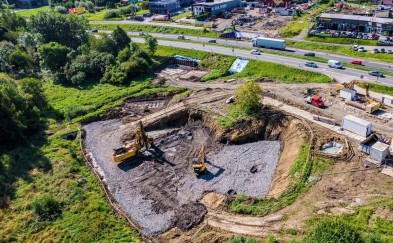 Myślenice. Węzeł na Zakopiance „wychodzi z ziemi”. Zmiany w objazdach prowadzących do okolicznych firm