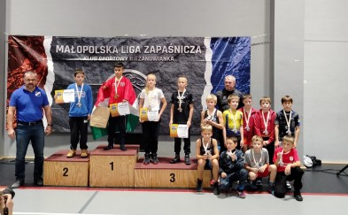 Jakub Tomera na drugim miejscu w trzeciej edycji Małopolskiej Ligi Zapaśniczej