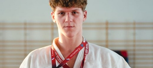 Hubert Strzelec ze srebrnym i brązowym medalem w Cracow Judo Open 2024