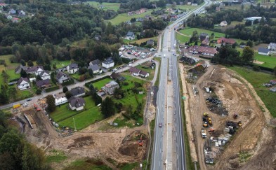 Trwa budowa tunelu. Drogowcy zamkną wyjazd z Krzyszkowic na Zakopiankę