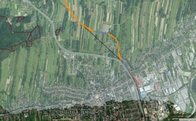 Trasa kolejowa z Myślenic do Krakowa. Do sieci trafił projekt