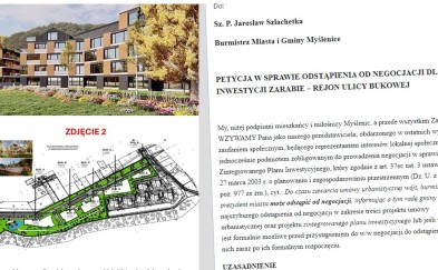 Myślenice. Czy burmistrz może odstąpić od negocjacji w sprawie nowego osiedla na Zarabiu? Mieszkańcy zbierają podpisy