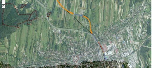 Trasa kolejowa z Myślenic do Krakowa. Do sieci trafił projekt