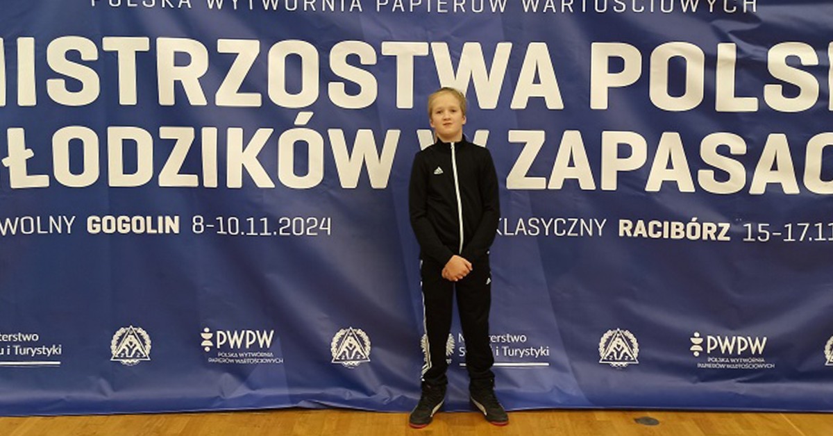 Jakub Tomera debiutuje w Mistrzostwach Polski Młodzików. Do domu wraca bez medalu